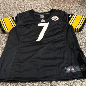 Kids NFL Nike number 7 Ben Roethlisberger Pittsburgh Steelers NFL Jerseys size L